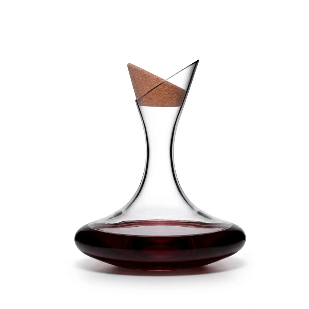 Oxygen Wine Decanter with Cork Stopper