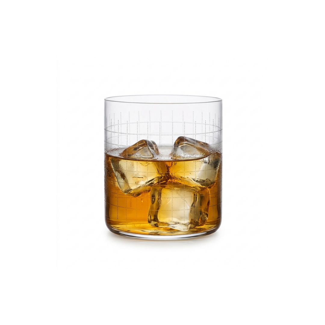 Finesse Grid Set of 4 Whisky DOF Glasses