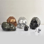 Memento Mori Faceted Skull Clear Small - NUDE EU