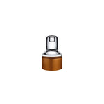 Contour Candle Holder with Clear Top and Copper Base - NUDE EU