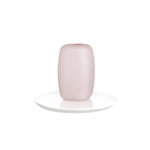 Sweets Vase Opal Pink with Glossy White Base Small - NUDE EU
