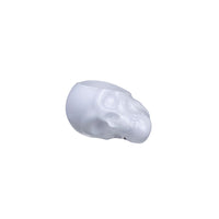 Memento Mori Faceted Skull Bowl Opal White Small