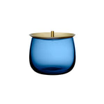 Beret Storage Box Small Cobalt with Brass Lid - NUDE EU