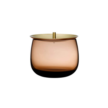 Beret Storage Box Small with Brass Lid