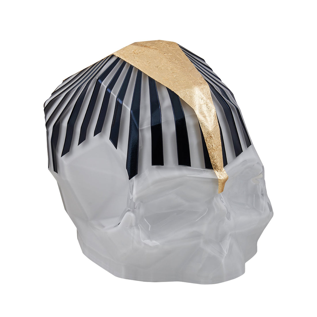 NUDE Rock and Pop Artist Collection Skull Large by Umut Karaman version 2 side view