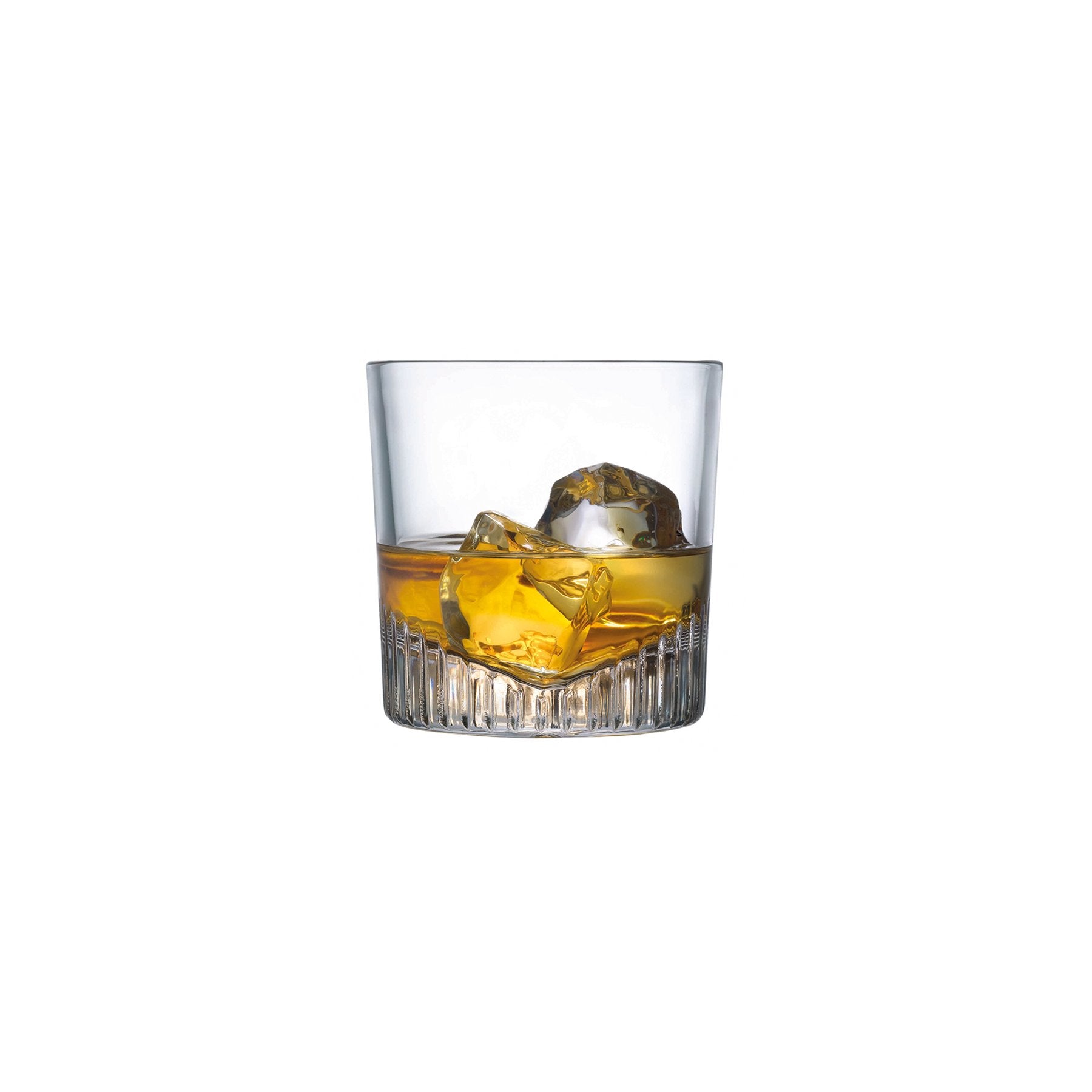 NUDE Caldera whisky glass filled with whisky