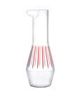 Beak Water Carafe Iris Apfel Red Striped