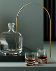 Camp Whisky DOF Glass With Brass Base