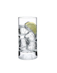 Club Ice Set of 4 High Ball Glasses Medium with Frosted Ripple Effect