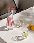 Beak Carafe Red Striped