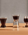 Dual Set of 2 Espresso Glasses