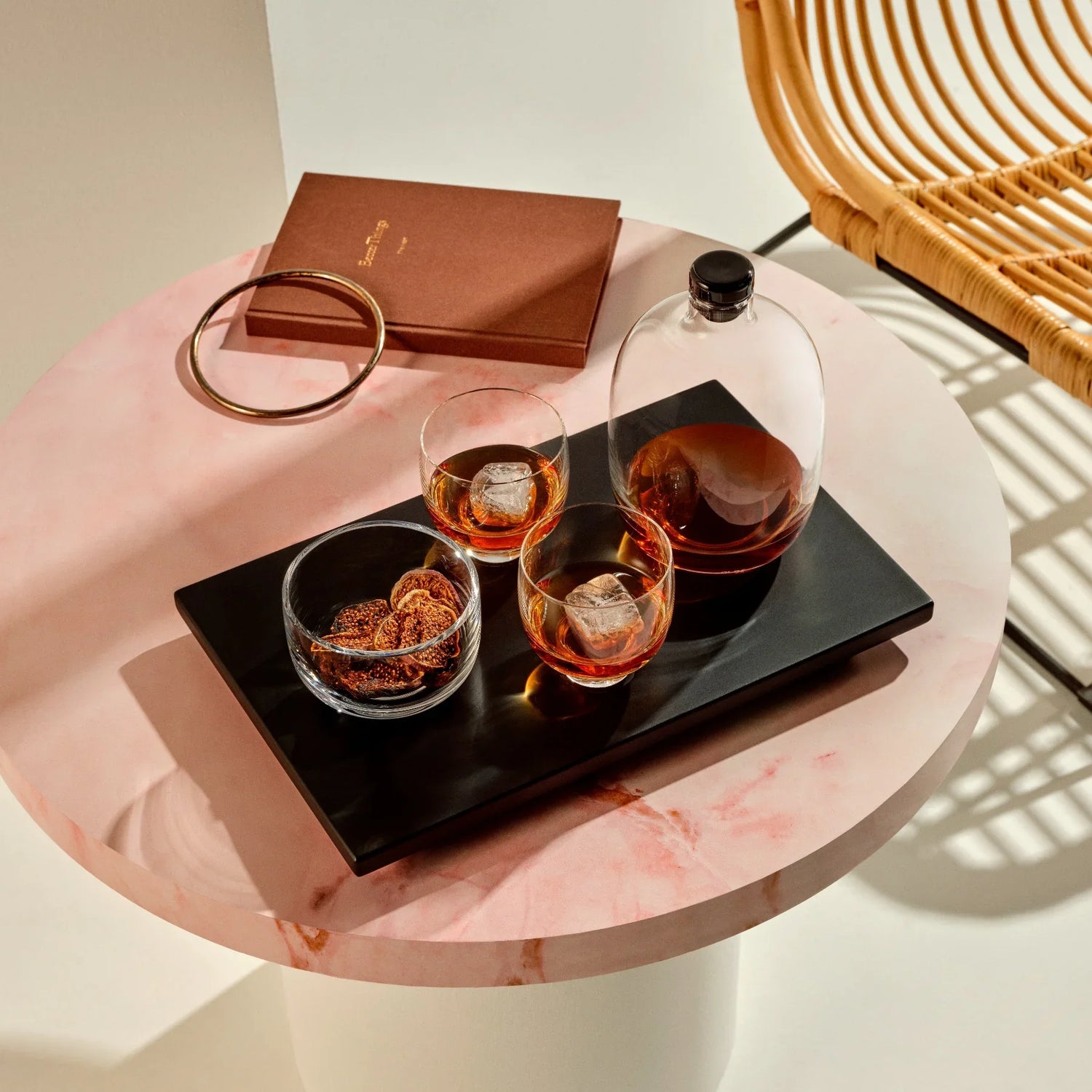 Malt Gift set with wooden tray - NUDE EU