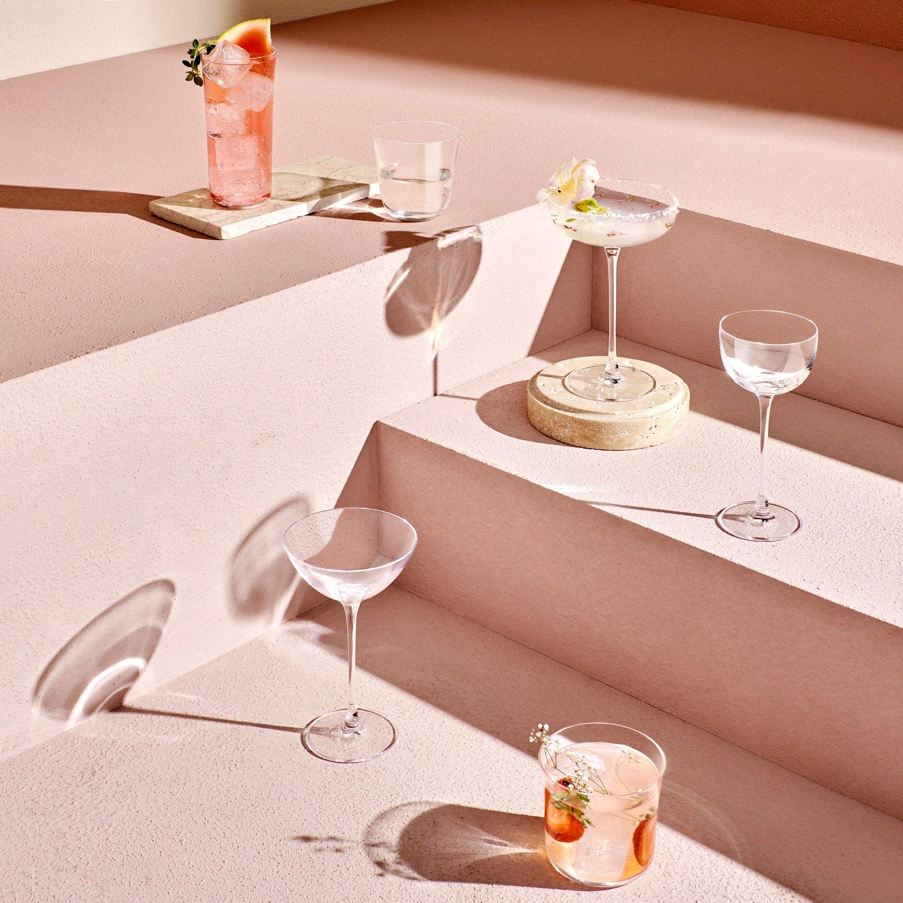 Savage Set of 6 Pony Glasses - NUDE EU