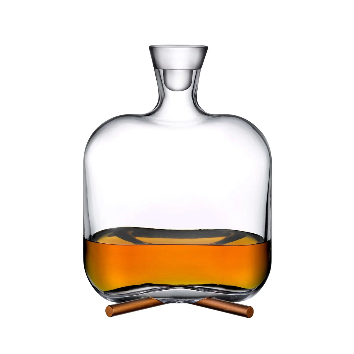 Camp Whisky Bottle With Brass Base - NUDE EU