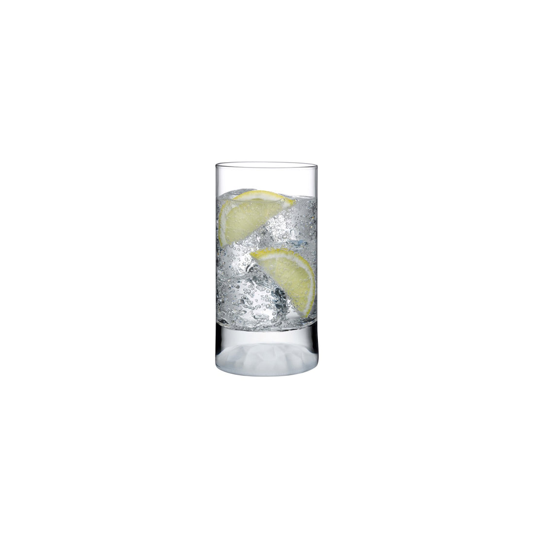 Club Ice Set of 4 High Ball Glasses Small with Frosted Ripple Effect