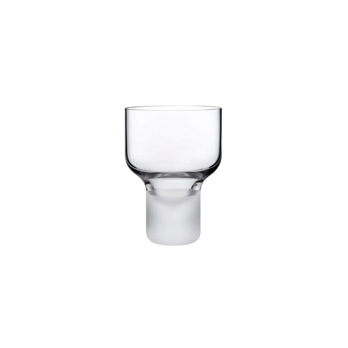 Contour Set of 2 Wine Glasses with Sandblasted Base - NUDE EU