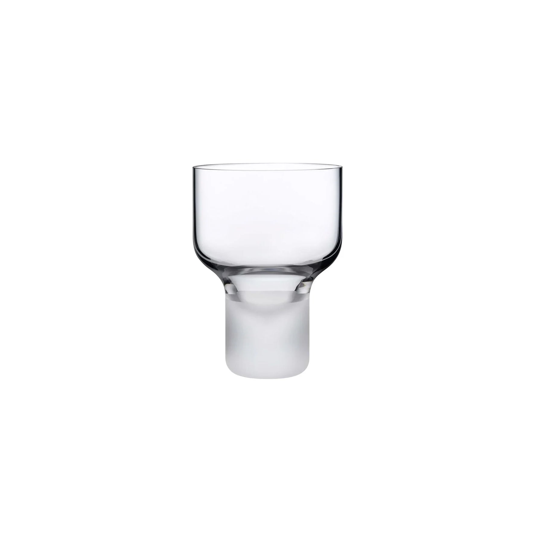 Contour Set of 2 Wine Glasses with Sandblasted Base - NUDE EU