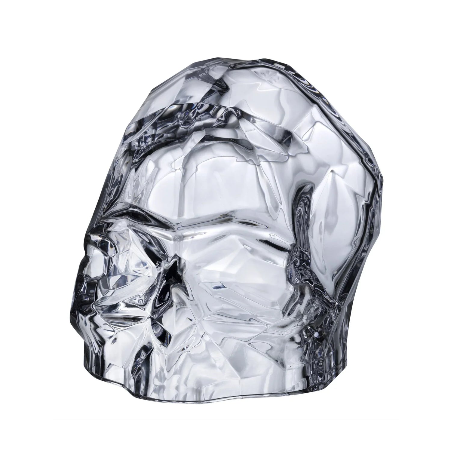 Memento Mori Faceted Skull Clear Large - NUDE EU