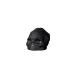 Memento Mori Faceted Skull Sandblasted Black Small - NUDE EU