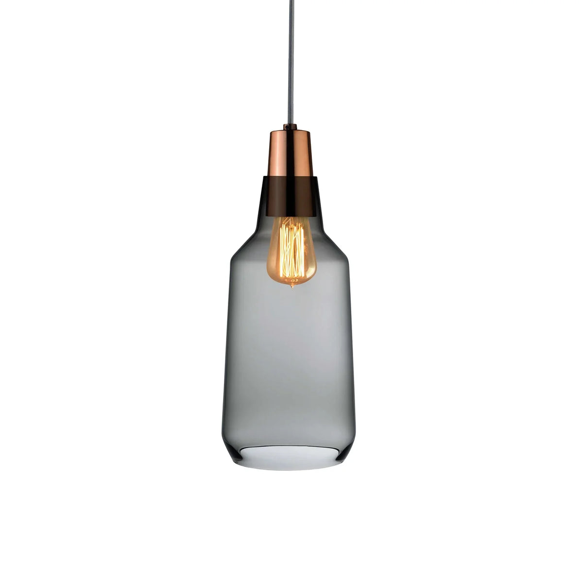 Mono Lamp with Copper Socket Tall - NUDE EU