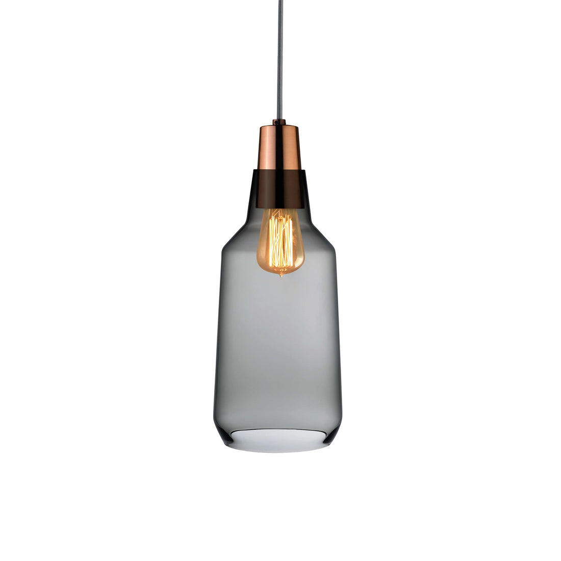 Mono Lampada Fumo con Attacco Rame Alto