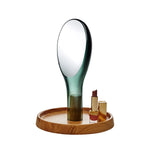 Moon Mirror with Oak Stand - NUDE EU