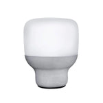 Smooth Lamp in Opaque Glass with Stone Base - NUDE EU