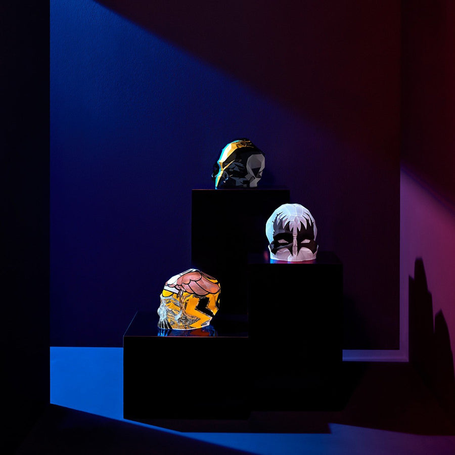 Memento Mori Rock & Pop Faceted Skull Large by Kien